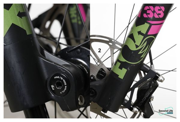 Prodotto ricondizionato - Santa Cruz Nomad 5 Carbon CC All Mountain Bike Sram X01 Eagle 12V 27,5'' Mat Green/Rose 2021