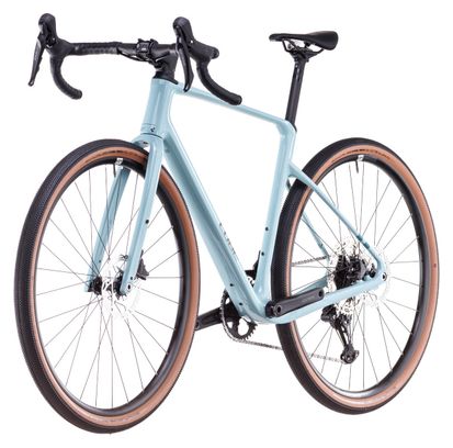 Cube Nuroad C:62 One Gravel Bike Shimano GRX 12S 700 mm Blue Teal Grey 2025