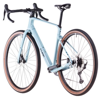 Cube Nuroad C:62 One Gravel Bike Shimano GRX 12S 700 mm Blue Teal Grey 2025
