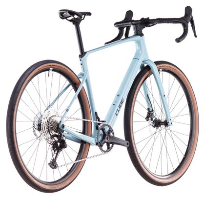 Cube Nuroad C:62 One Gravel Bike Shimano GRX 12S 700 mm Blue Teal Grey 2025
