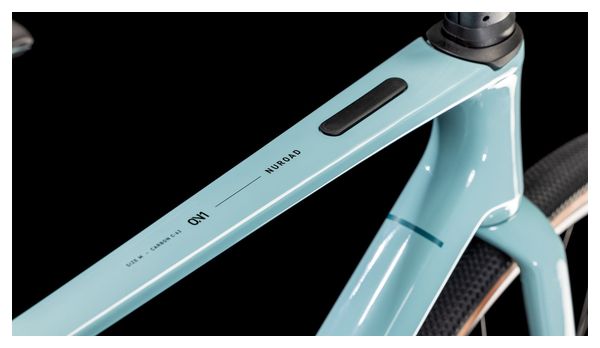 Cube Nuroad C:62 One Gravel Bike Shimano GRX 12S 700 mm Blue Teal Grey 2025