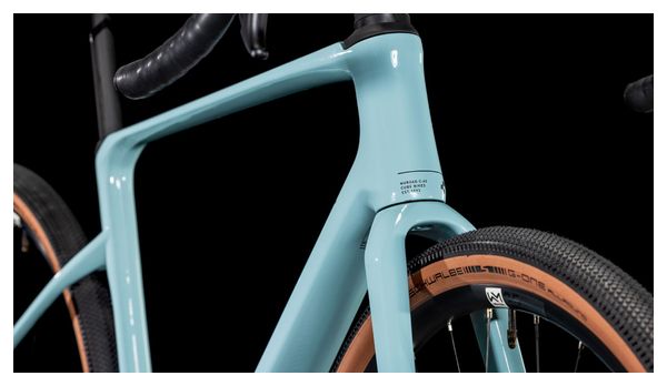 Cube Nuroad C:62 One Gravel Bike Shimano GRX 12S 700 mm Blue Teal Grey 2025