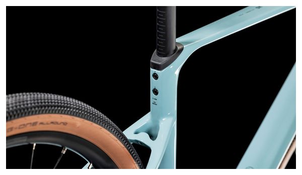 Cube Nuroad C:62 One Gravel Bike Shimano GRX 12S 700 mm Blue Teal Grey 2025