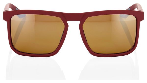 Lunettes 100% Renshaw Rouge / Miroir Bronze