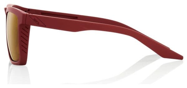100% Renshaw Brille Rot / Verspiegelte Bronze