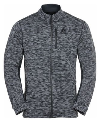 Zip Top Odlo Berra Schwarz Grau