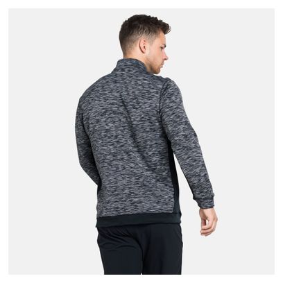 Zip Top Odlo Berra Schwarz Grau