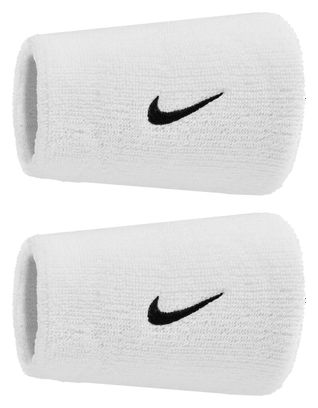 Sponge wristband large (x2) Nike Swoosh Classic White