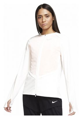 Veste thermique Nike Storm-Fit ADV Run Division Blanc Rose Femme