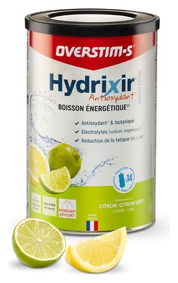 Overstims Antiossidante Energy Drink HYDRIXIR box 600g Gusto Lemon - Lime