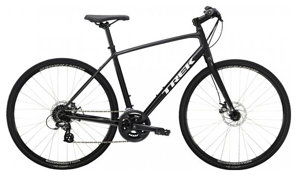 Vélo de Ville Sportif Trek FX 1 Disc Shimano Tourney/Altus 8V 700 mm Noir Satin 2023