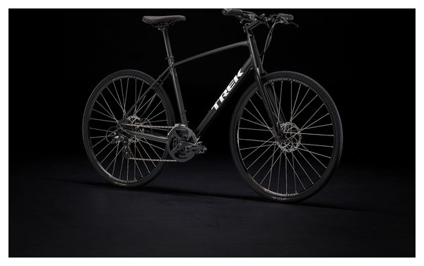 Vélo de Ville Sportif Trek FX 1 Disc Shimano Tourney/Altus 8V 700 mm Noir Satin 2023