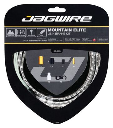 Jagwire Mountain Elite Link Bremssatz Silber