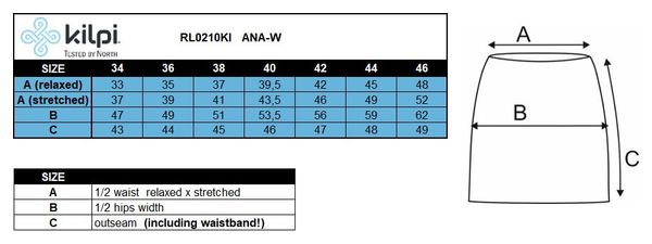 Jupe randonnée femme Kilpi ANA-W