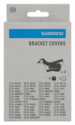 Shimano Dura-Ace Di2 ST-R9270 bracketdeksels zwart