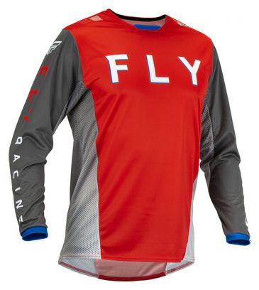 Fly Kinetic Kore Langarmtrikot Rot / Grau