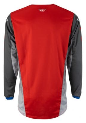 Maillot Manches Longues Fly Kinetic Kore Rouge / Gris
