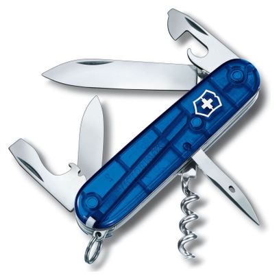 Couteau suisse Victorinox Spartan bleu translucide