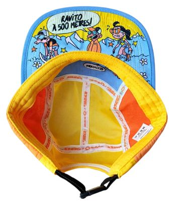 Cappellino BV Sport 5 Panel DBDB Ravito Giallo/Blu/Arancione