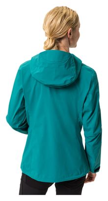 Women's Hardshell Jacket Vaude Croz III Turquoise