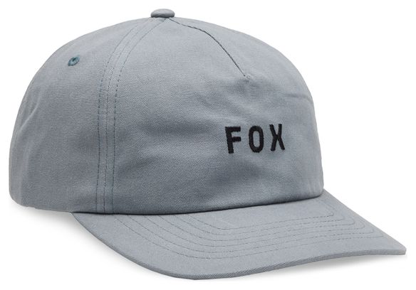 Fox Wordmark Adjustable Cap Grey