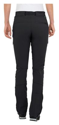 Pantalone softshell da donna Vaude Badile II Nero