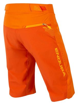 Pantalones cortos Endura SingleTrack Lite Fit Naranja Cosecha
