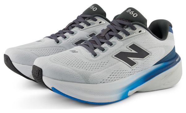 New Balance Fresh Foam X 860 v15 Running Shoes, Gray/Blue, Men's