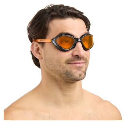 BuddySwim Occhiali da nuoto Ozean Nero-Arancione/Arancione