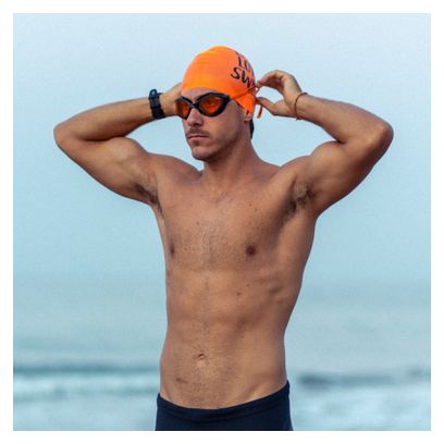 BuddySwim Occhiali da nuoto Ozean Nero-Arancione/Arancione