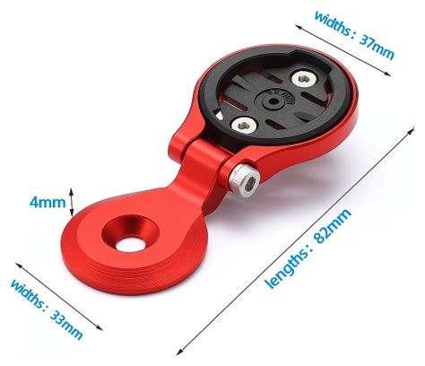 Support compteur vélo – Alliage CNC – Compatible Garmin  Cateye  Wahoo  Bryton