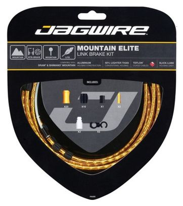 Jagwire Mountain Elite Link Brake Kit Gold