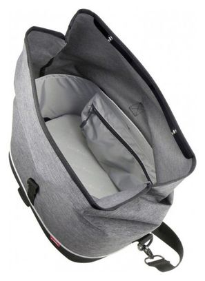 Sacoche de Porte-Bagage Klickfix Racktime 'Snap It' Gris