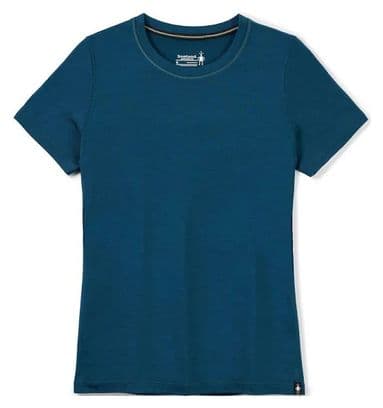 Camiseta interior manga corta Smartwool Mujermanga corta azul