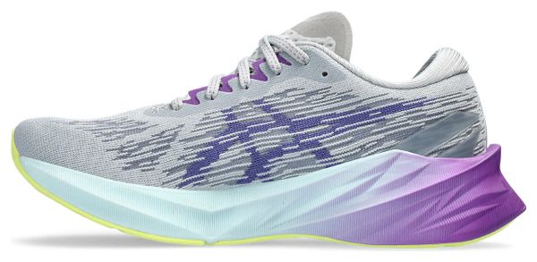 Chaussures de Running Asics Novablast 3 Gris Bleu Violet Femme