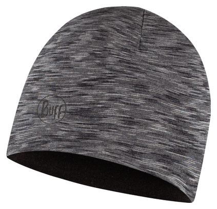 Buff Merino Reversible Children's Beanie Black/Grey