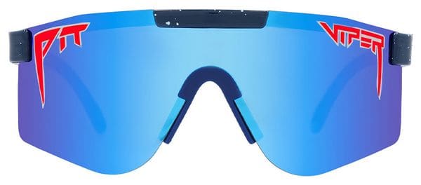 Pair of Pit Viper The Basketball Team Double Wide Blue Goggles