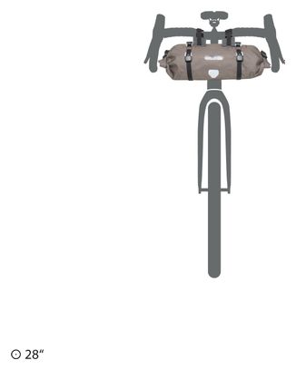 Ortlieb Handlebar-Pack 9L Handlebar Bag Dark Sand Grey Beige