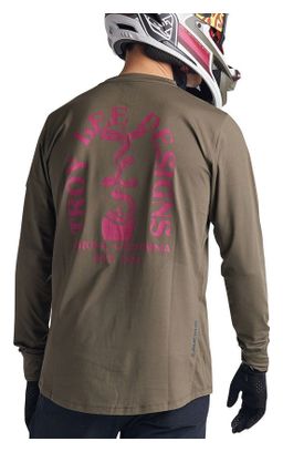 Troy Lee Designs Ruckus Ride Green Long Sleeve T-Shirt