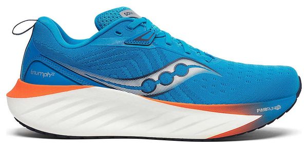 Saucony Triumph 22 Running Shoes Blue/Orange Uomo