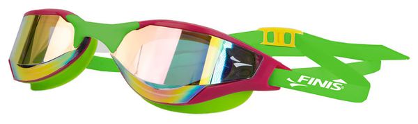 Finis Hayden-Schwimmbrille Grün/Orange Spiegel
