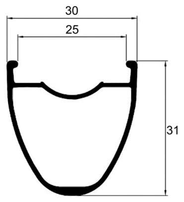 Paire de roues Progress G30 Gravel | 12x100/12x142 mm | Center Lock