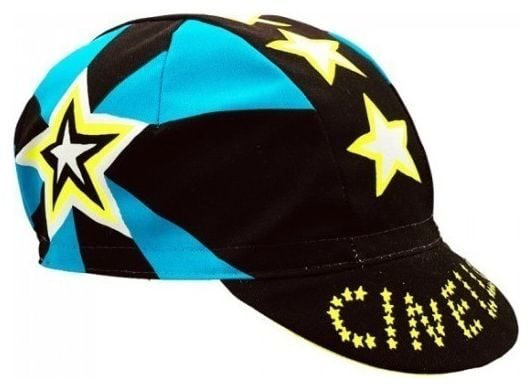 Casquette Cinelli STARS noir/bleu