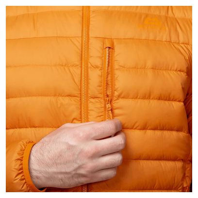 Heren donsjack Mountain Equipment Earthrise Capuchon Orange