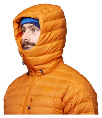 Piumino da uomo Mountain Equipment Earthrise con cappuccio Arancione