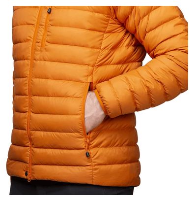 Piumino da uomo Mountain Equipment Earthrise con cappuccio Arancione