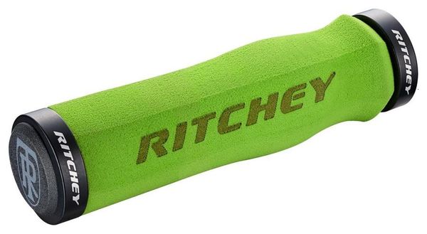 Puños Ritchey WCS Ergo Locking 4-bolts Green 130mm