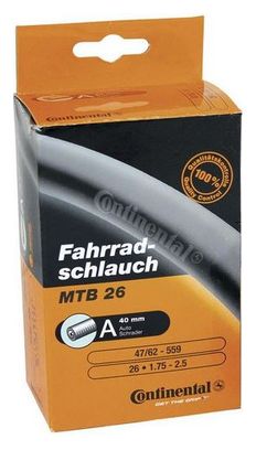 CONTINENTAL Tubo interno 27.5 &#39;&#39; x 1.75 / 2.5 Schrader