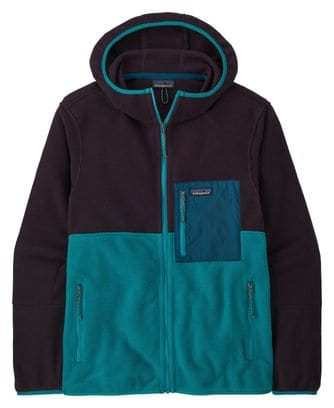 Patagonia Microdini Hoody Fleece Jacket Blue