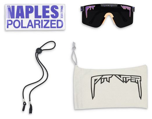 Ein Paar Pit Viper The Naples Single Wide Brillen Schwarz